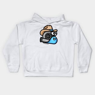 Turbo Snail - Yeet-Haw (Light Blue) Kids Hoodie